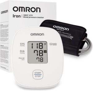 OMRON Iron Blood Pressure Monitor for Home Use Upper Arm Blood Pressure Cuff